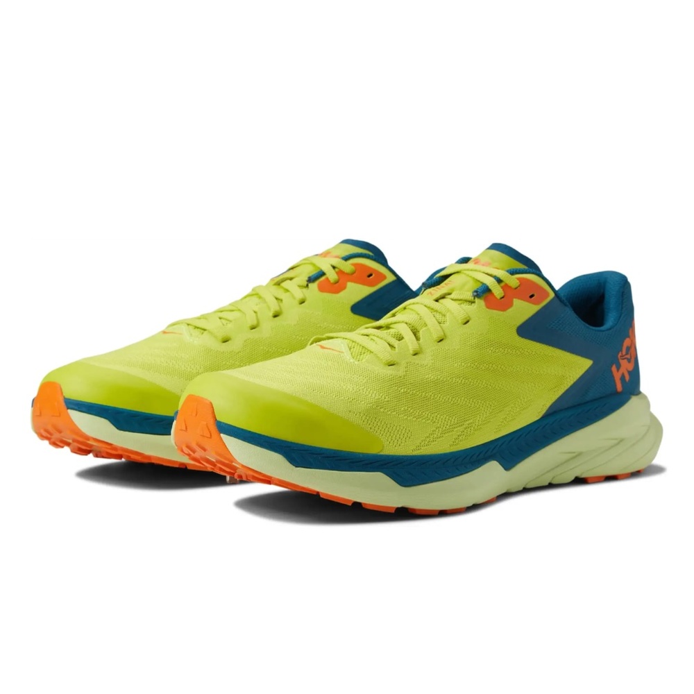 Hoka One One Zinal Evening Primrose Blue Coral Trail Running Sneakers 11.5D Mens